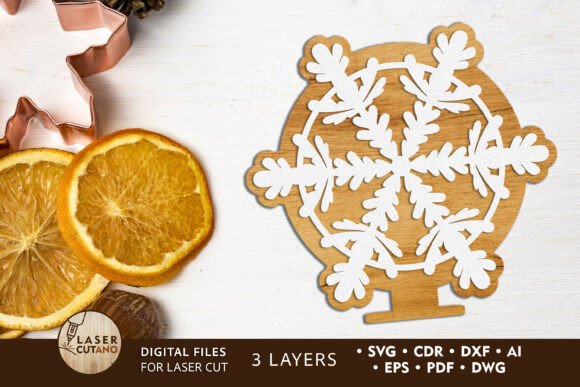 Christmas Snowflake Ornament Stand: Laser Cutting Winter Amp Review
