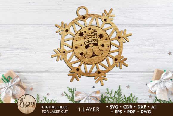 Christmas Tree Gnome Ornament: A Laser Cutting Ornaments Review