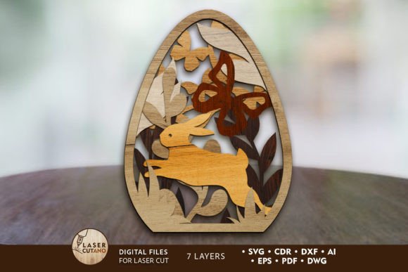 Easter Bunny Ornaments, Decor Cut File Review