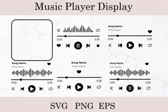 Music Player Svg Player Display Clipart Graphics and Illustrations Review