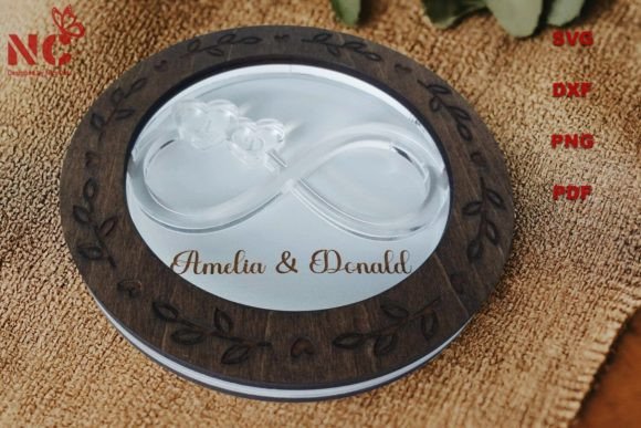 Ring Holder SVG - Wedding Laser Files for Modern Brands