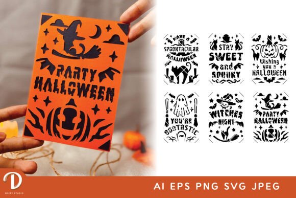 Set of 6 Halloween Card – Halloween: Laser Cutting Review